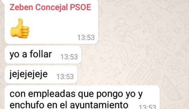 Un concejal del PSOE en La Laguna: Yo, a follar con empleadas que enchufo en el Ayuntamiento