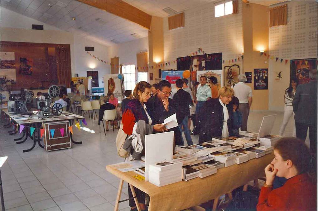 Exposition sur la fête du cinéma en 1995 (salle polyvalente du village)