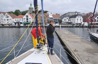 Traversée de la mer du Nord : 1ère étape