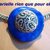 Pendentif Howlite Lapis bleu...