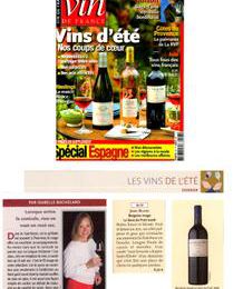 Félicitations à Isabelle et Franck, du domaine du Jonc Blanc... Sur la revue des vins de France.