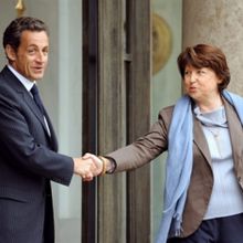 Consultations : Aubry rencontre Sarkozy