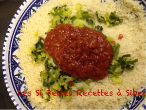 Couscous aux poireaux 