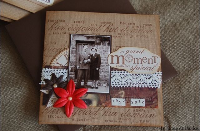 Invitations Pour Noces De Diamant Le Scrap De Marion