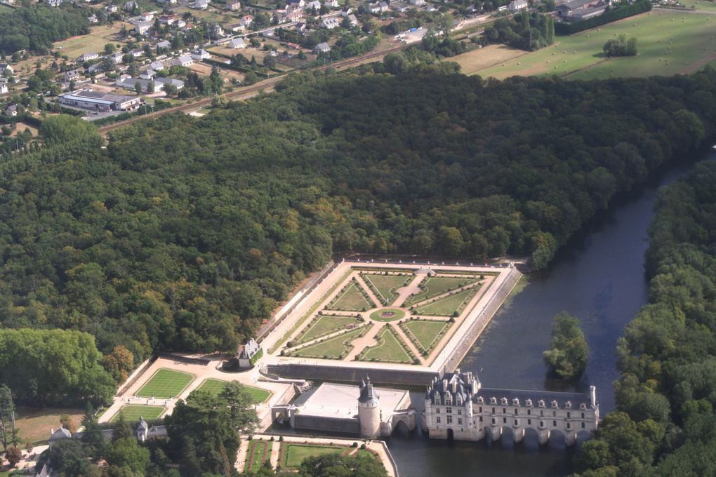 chateaux de la Loire en hélicoptère