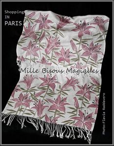 Handpainted scarves by Mille Bisous Magiques