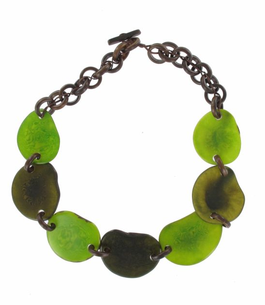 BIJOUX collier en TAGUA - ivoir végétal - bracelets en graines végétales