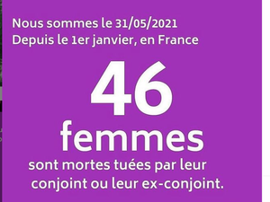 FEMMES  TUEES DEPUIS LE DEBUT  DE L ANNEE  2021  ,  48  FEMMES  TUEES DEOUIS LE DEBUT DE L  ANNEE 2021 