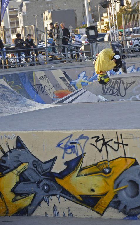 Skates, rollers, BMX au skate park du Havre