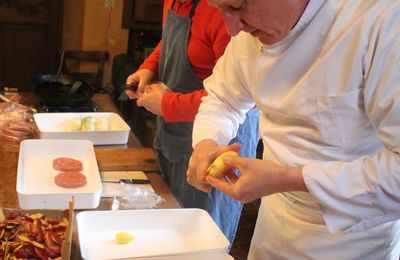 La pomme de terre , reine du jour, lors de la dernière rencontre cuisine thiauline  