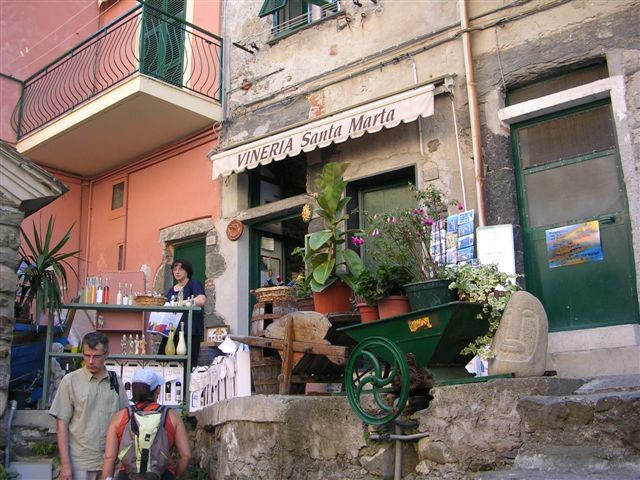 Juste après Gênes en italie 5 petits villages qui se jettent dans la mer