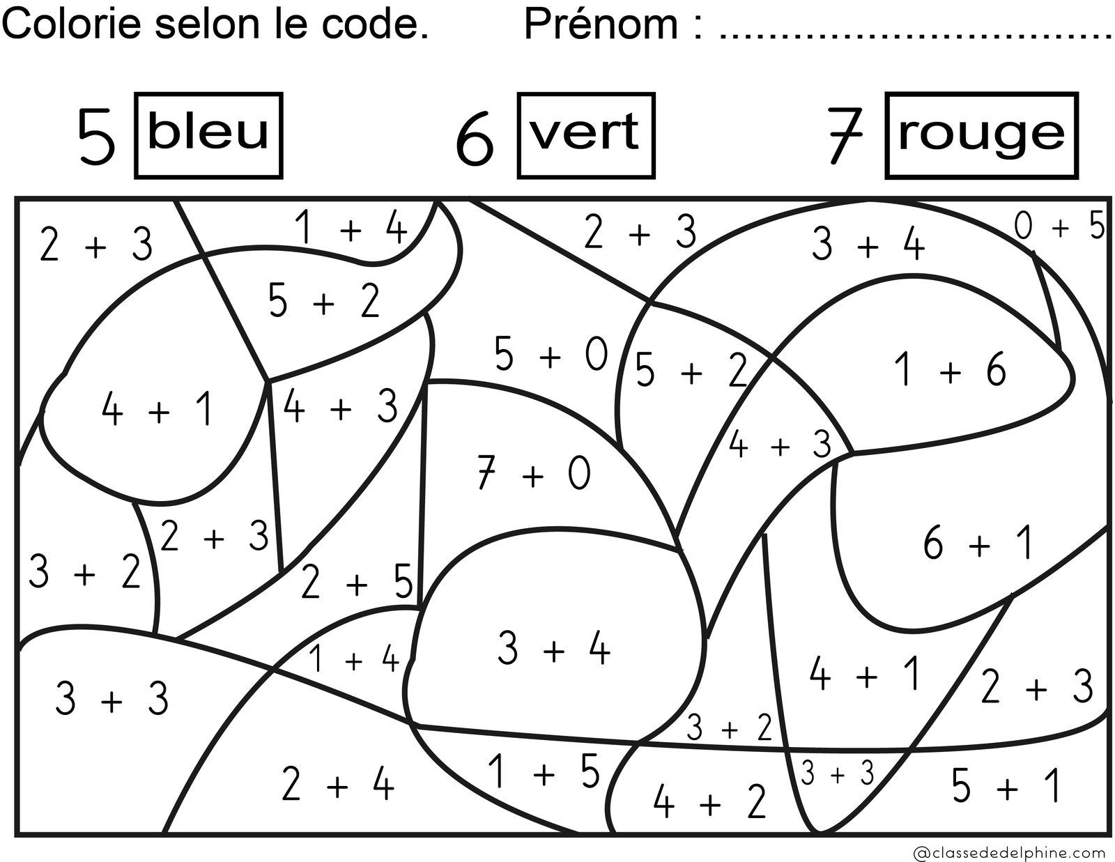 Coloriage Magique Grande Section Coloriage magique GS + activité Seesaw - Le blog de Delphine