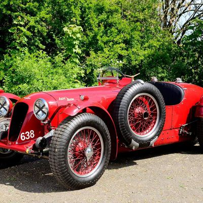 VOITURES DE LEGENDE (1087) : ASTON MARTIN  2 LITRES  SPEED MODEL - 1939