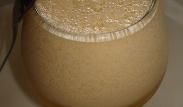 Verrines au fromage et orange
