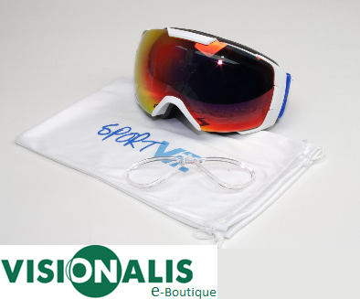 Masque de ski à la vue