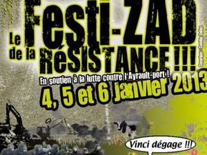 NDDL: Manifesti' ZAD toutes &amp; tous à la ZAD ce week end !!!  (4,5 &amp; 6 janvier)