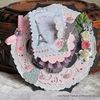 Carte ronde shabby