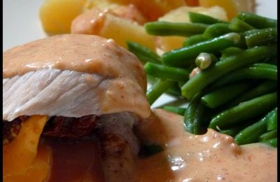Comme un cordon bleu..aux tomates séchées et honneur aux lecteurs