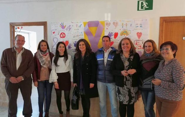 Visita de la Delegada de Educación