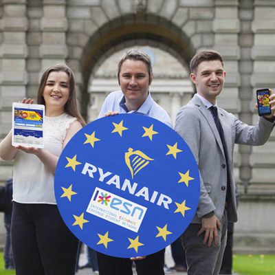 Ryanair lauches new Erasmus student network booking platform