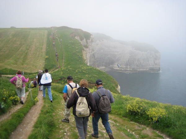 Week-end 17 et 18 mai 2008 très pluvieux à Fécamp et Etretat