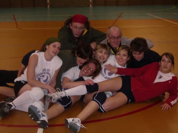 Les équipes féminines de Saint-Christophe.