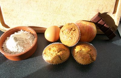 muffins choco / pommes