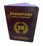 Livre d'or anniversaire des 30 ans : le passeport pour la trentaine