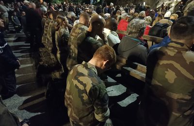 photo du jour  Lourdes, pèlerinage militaire international 