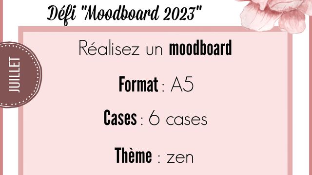 Défi "Moodboard 2023" - juillet @PCC