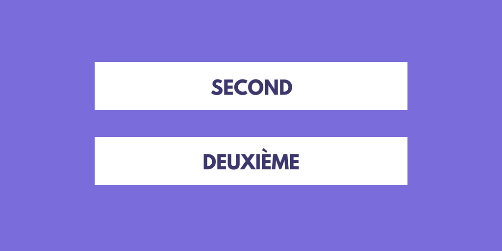 Quelle est la différence entre « deuxième » et « second » ? Le blog de LinguaSpirit