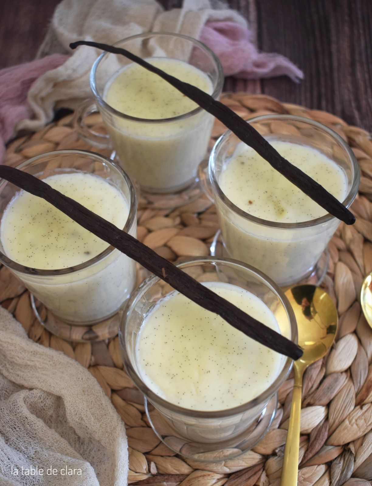 Crème très vanillée