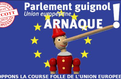 Union Européenne 2005-2024 : C'EST TOUJOURS NON ! Rassemblement samedi 1er juin 2024 -14h-Paris-Bastille