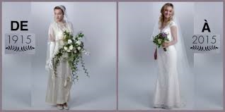 L'évolution de la robe de mariée durant 100 ans