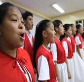 Virlanie Children's Choir Singing a French Song