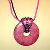 Collier Donut Rhodonite