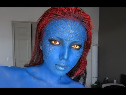 Mystique (X-men) Make-up Transformation !!!