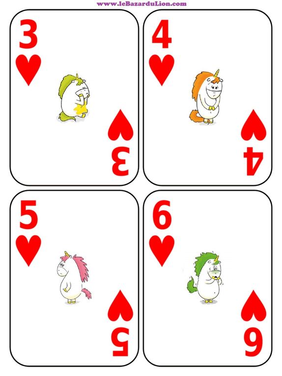 Le jeu de cartes des émotions de Gaston la Licorne (Annexe : Gaston la Licorne -mes émotions-) [Activité][Émotions][Maternelle][Élémentaire]