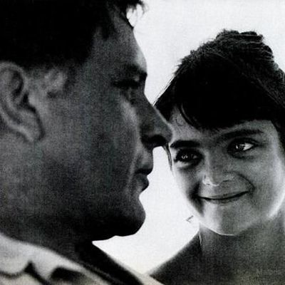 Father and daughter's tenderness, Liza Todd Burton and Richard Burton