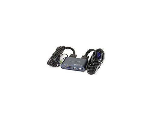 Port Designs 2 Port Linxcel Usb Kvm Switch W/ Audio Support And Bui (4617)