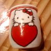 Peinture sur verre Hello Kitty