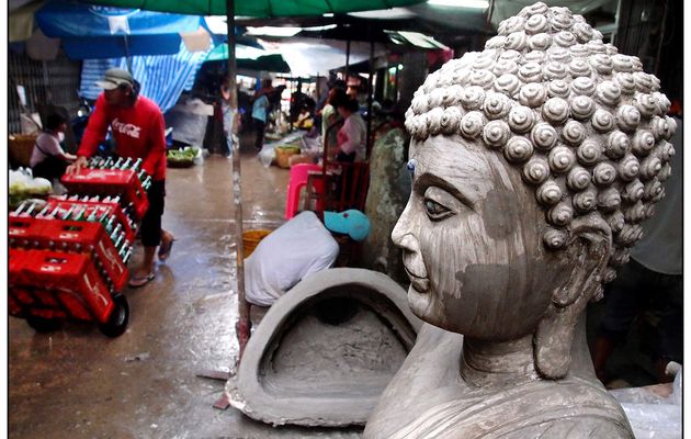 Bangkok (Thaïlande) - Sculpture de Bouddha