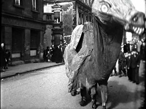 Défilés du Carnaval entre 1950 et 1955 à Algrange