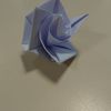 Une rose en origami