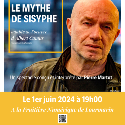 Le Mythe de Sisyphe à Lourmarin le 1er juin ! 