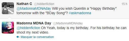 Album - Madonna MDNA Day on Twitter - March 26, 2012