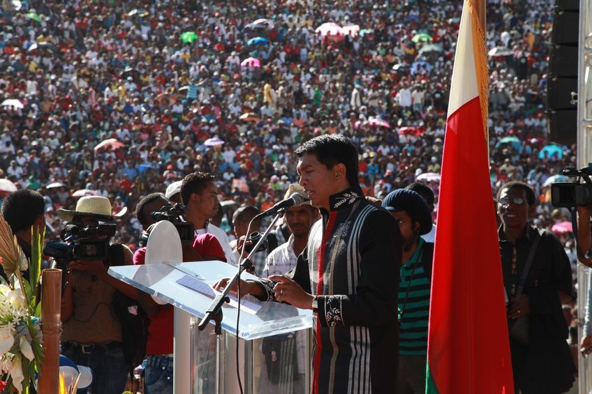 Dans le cadre du IIè anniversaire de la IVèRépublique, le couple présidentiel, Andry et Mialy Rajoelina, a inauguré le «Coliseum de Madagascar» sis à Antsonjombe. 3è partie. Photos: Harilala Randrianarison