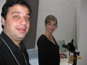 coulisses avec Magdalena Warda et Armando Borges...