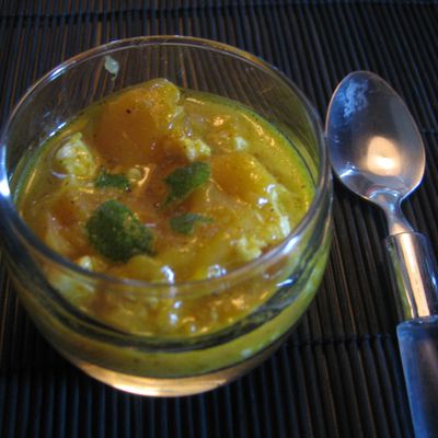 VERRINE FRAICHEUR A LA MANGUE...