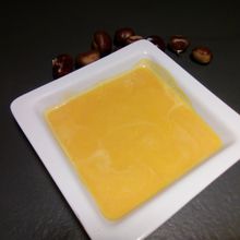 Velouté de potimarron au fromage frais